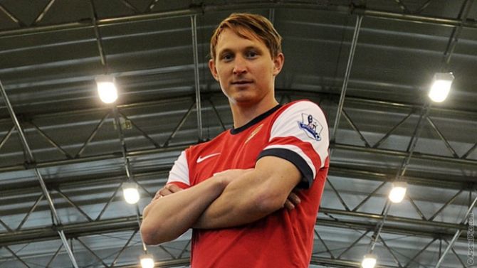 Kim Kallstrom przyleciał do Londynu