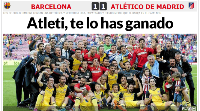 Wielki wyczyny Atletico. „Zasłużyliście sobie na to”