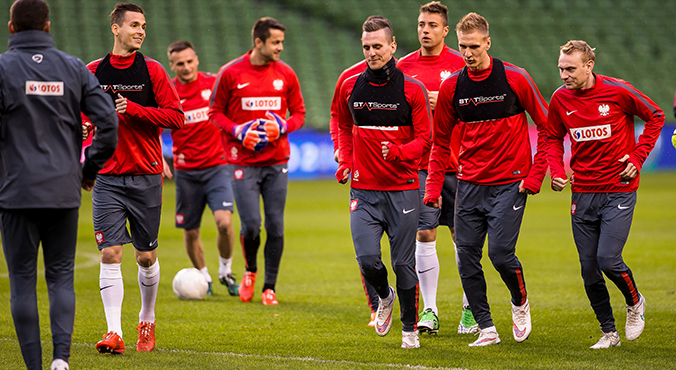 Konferencja i trening przed meczem z Irlandią (galeria)