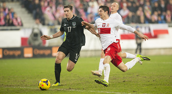 Bez bramek w meczu Polski z Irlandią