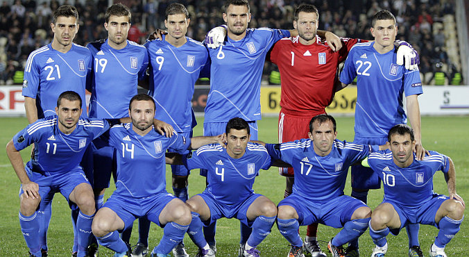 Szeroka kadra Grecji na Euro 2012