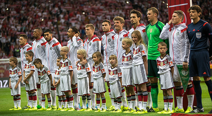 Szeroka kadra Niemców na Euro 2016