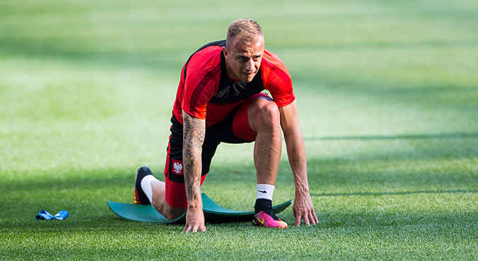 Remis Stade Rennes. Grosicki odpoczywał