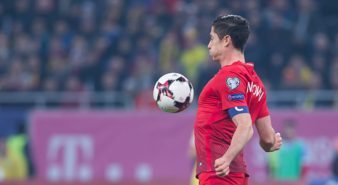 Lewandowski wskoczył na podium!