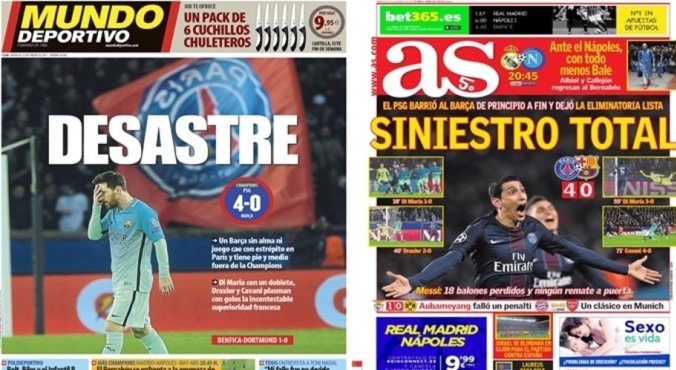 „Katastrofa”. Hiszpańskie media bez litości dla Barcelony