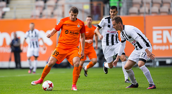 Zagłębie Lubin lepsze od Sandecji