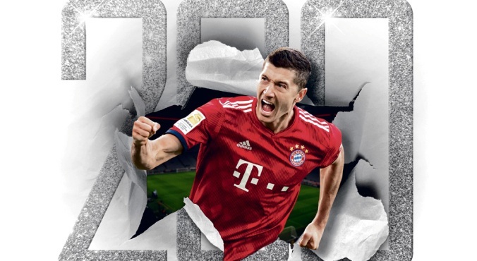 201 goli Lewandowskiego w Bundeslidze