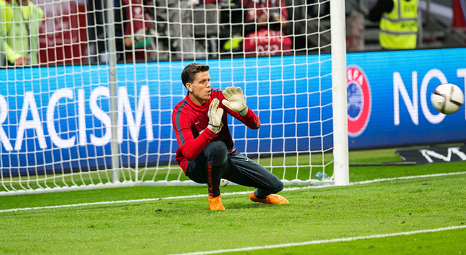 Wojciech Szczęsny już po zabiegu kolana