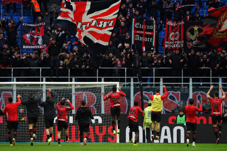 March 10, 2024, Milan, Italia: Milan&#039;s players greet the fans at the end of the Serie A soccer  match between Ac Milan and Empoli  at the San Siro Stadium in Milan , north Italy - Sunday , March 10, 2024. Sport - Soccer . (Photo by Spada/LaPresse) (Credit Image: © Spada/LaPresse via ZUMA Press)
LIGA WLOSKA PILKA NOZNA SEZON 2023/2024
FOT. ZUMA/newspix.pl / 400mm.pl
POLAND ONLY!
---
newspix.pl / 400mm.pl