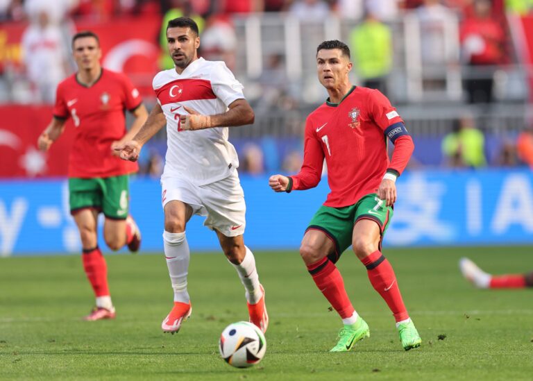 June 22, 2024, Dortmund: Dortmund, Germany, 22nd June 2024. Cristiano Ronaldo of Portugal places a pass forward during the UEFA European Championships match at BVB Stadion, Dortmund. (Credit Image: � David Klein/CSM via ZUMA Press Wire) 
UEFA EURO NIEMCY 2024
ME MISTRZOSTWA EUROPY W PILCE NOZNEJ PILKA NOZNA
TURCJA v PORTUGALIA
FOT. ZUMA/newspix.pl / 400mm.pl

POLAND ONLY !!!
---
newspix.pl / 400mm.pl