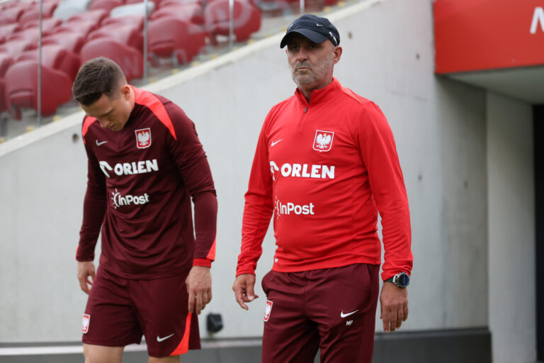 WARSZAWA 03.06.2024
TRENING REPREZENTACJI POLSKI--- POLISH FOOTBALL NATIONAL TEAM TRAINING SESSION IN WARSAW
PIOTR ZIELINSKI  MICHAL PROBIERZ
FOT. PIOTR KUCZA/400mm.pl