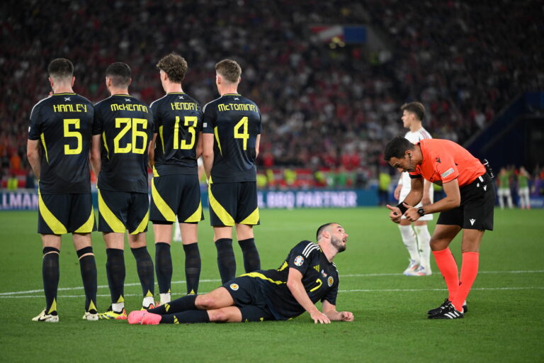 STUTTGART, GERMANY - JUNE 23: John McGinn (7) of Scotland is seen during UEFA EURO 2024 Group A football match between Scotland and Hungary at Stuttgart Arena in Stuttgart, Germany on June 23, 2024. Gokhan Balci / Anadolu/ABACAPRESS.COM 
UEFA EURO NIEMCY 2024
ME MISTRZOSTWA EUROPY W PILCE NOZNEJ PILKA NOZNA
SZKOCJA v WEGRY
FOT. ABACA/newspix.pl / 400mm.pl

POLAND ONLY !!!
---
newspix.pl / 400mm.pl