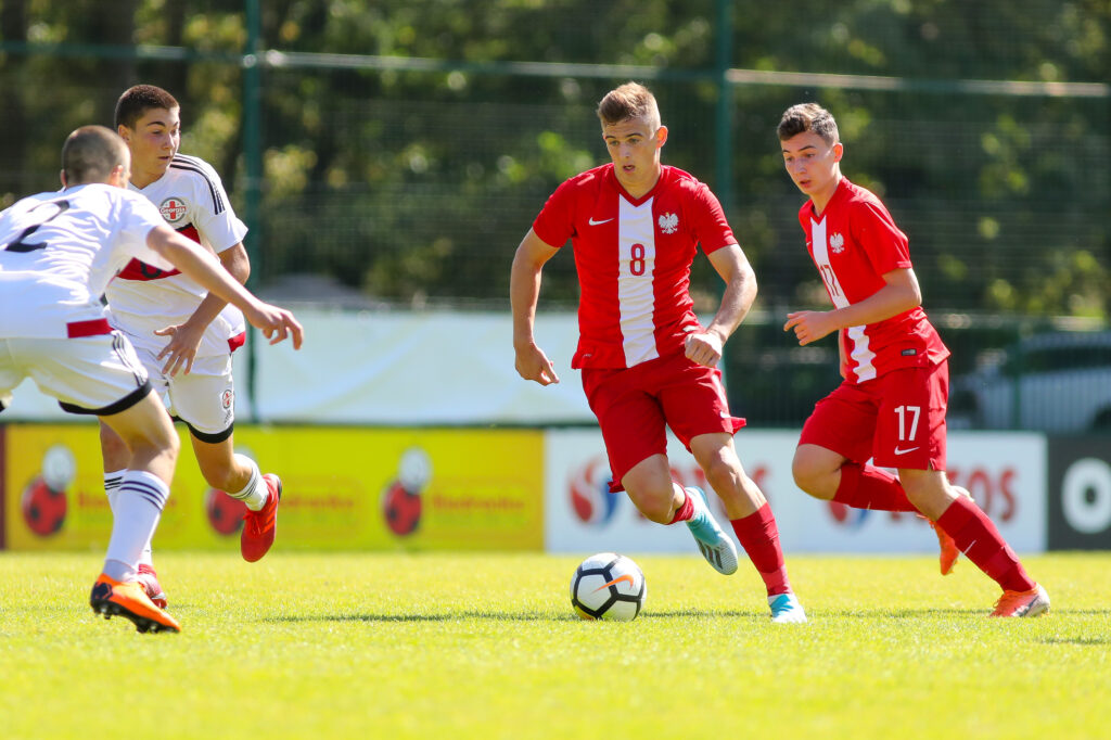 SULEJOWEK  06.09.2019
PUCHAR SYRENKI
POLSKA U-17 - GRUZJA U-17
KACPER KOZLOWSKI  MATEUSZ MUSIALOWSKI
FOT. MARCIN SZYMCZYK/ 400mm.pl