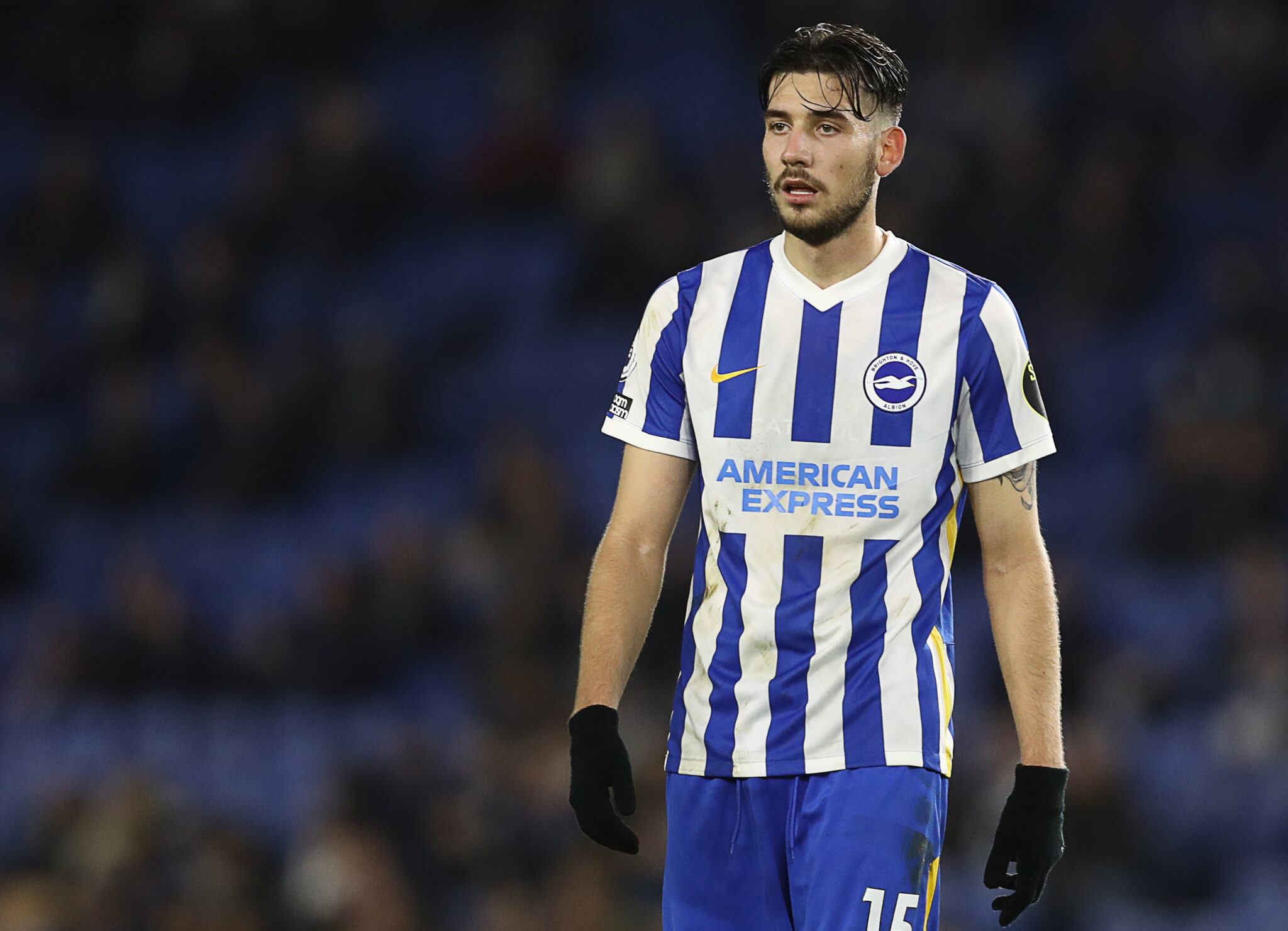 December 26, 2021, Brighton and Hove, United Kingdom: Brighton and Hove, England, 26th December 2021. Jakub Moder of Brighton and Hove Albion during the Premier League match at the AMEX Stadium, Brighton and Hove. Picture credit should read: Paul Terry / Sportimage(Credit Image: &copy; Paul Terry/CSM via ZUMA Wire) 
LIGA ANGIELSKA PILKA NOZNA SEZON 2021/2022
FOT. ZUMA/newspix.pl / 400mm.pl

POLAND ONLY !!!
---
newspix.pl / 400mm.pl