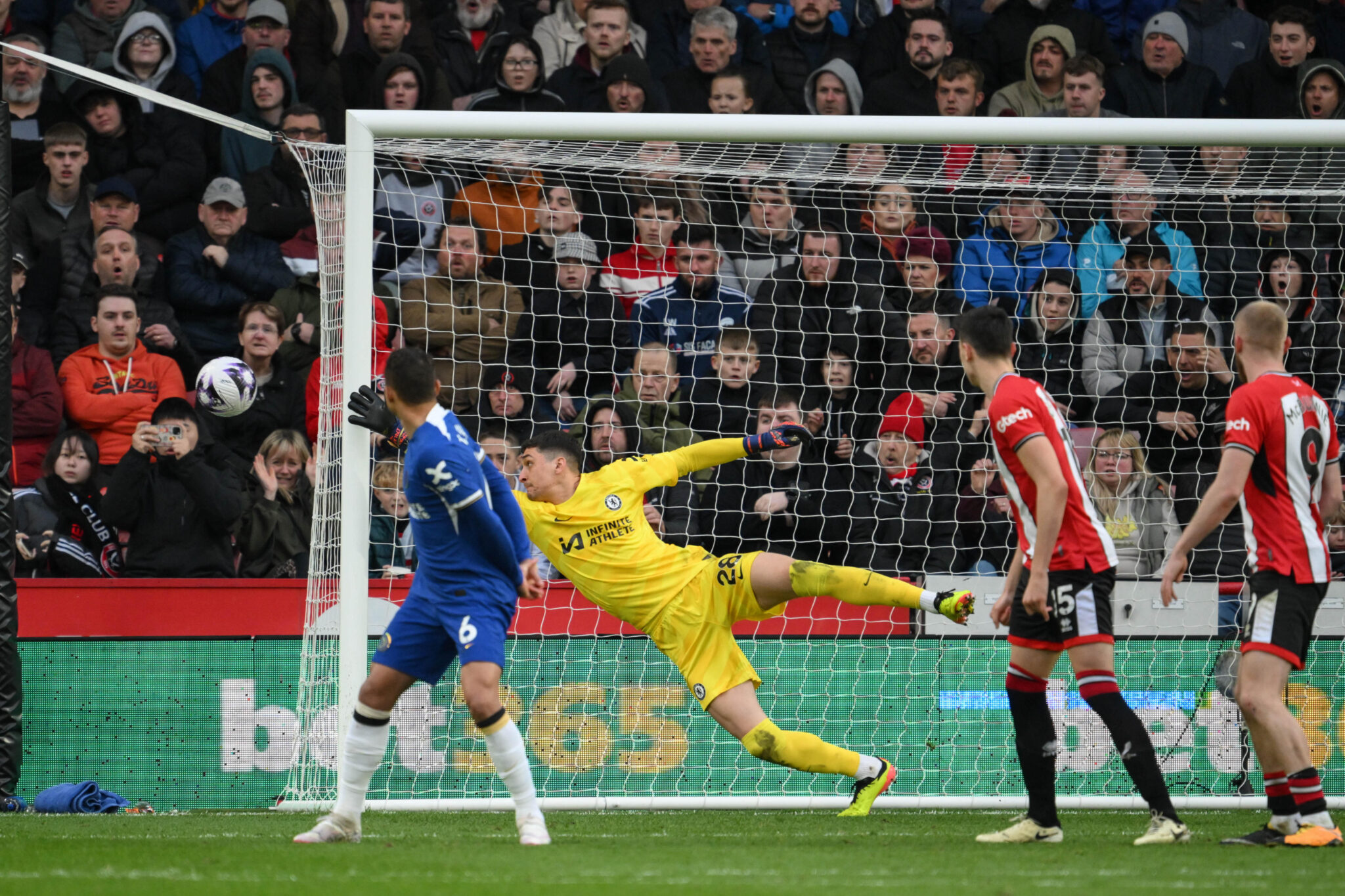 April 7, 2024, Sheffield, South Yorkshire, United Kingdom: Djordje PetroviÄ‡ of Chelsea stretches the ball during the Premier League match Sheffield United vs Chelsea at Bramall Lane, Sheffield, United Kingdom, 7th April 2024. (Credit Image: © Craig Thomas/News Images via ZUMA Press Wire)
LIGA ANGIELSKA PILKA NOZNA SEZON 2023/2024
FOT. ZUMA/newspix.pl / 400mm.pl
POLAND ONLY!
---
newspix.pl / 400mm.pl