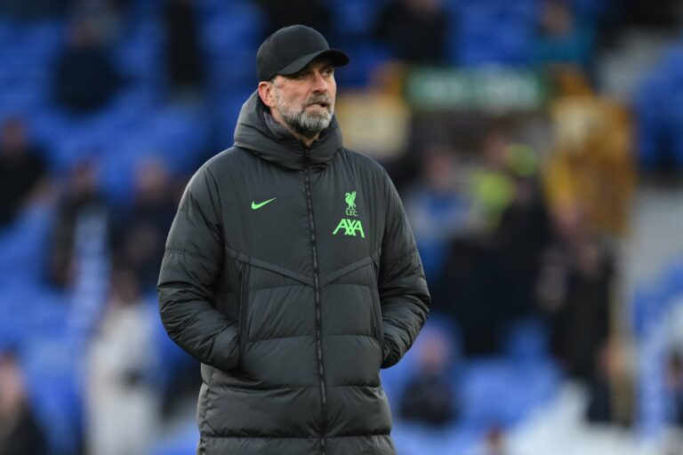 April 24, 2024, Liverpool, Merseyside, United Kingdom: JÃ¼rgen Klopp Manager of Liverpool looks on in the pregame warmup session during the Premier League match Everton vs Liverpool at Goodison Park, Liverpool, United Kingdom, 24th April 2024. (Credit Image: © Craig Thomas/News Images via ZUMA Press Wire)
PILKA NOZNA LIGA ANGIELSKA SEZON 2023/2024
FOT. ZUMA/newspix.pl / 400mm.pl
POLAND ONLY!
---
newspix.pl / 400mm.pl