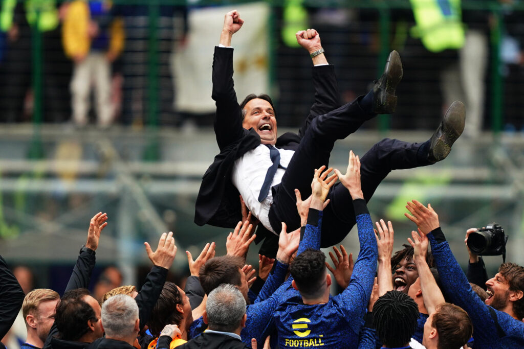 April 28, 2024, Milan, Italia: Inter&#x2019;s Simone Inzaghi  after the Serie A soccer  match between Inter and Torino at the San Siro Stadium  , north Italy - Sunday 28 , April , 2024. Sport - Soccer . (Photo by Spada/LaPresse) (Credit Image: © Spada/LaPresse via ZUMA Press)
LIGA WLOSKA PILKA NOZNA SEZON 2023/2024
FOT. ZUMA/newspix.pl / 400mm.pl
POLAND ONLY!
---
newspix.pl / 400mm.pl