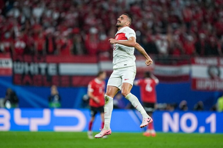 July 2, 2024, Leipzig, Germany: Leipzig, Germany, July 2nd 2024: Merih Demiral (3 Turkiye) celebrates the second goal of the team during the UEFA EURO 2024 Germany Round 16 football match between Austria and Turkiye at Leipzig Stadium in Leipzig, Germany. (Credit Image: © Daniela Porcelli/Sport Press Photo via ZUMA Press) 
UEFA EURO NIEMCY 2024
ME MISTRZOSTWA EUROPY W PILCE NOZNEJ PILKA NOZNA
AUSTRIA v TURCJA
FOT. ZUMA/newspix.pl / 400mm.pl

POLAND ONLY !!!
---
newspix.pl / 400mm.pl