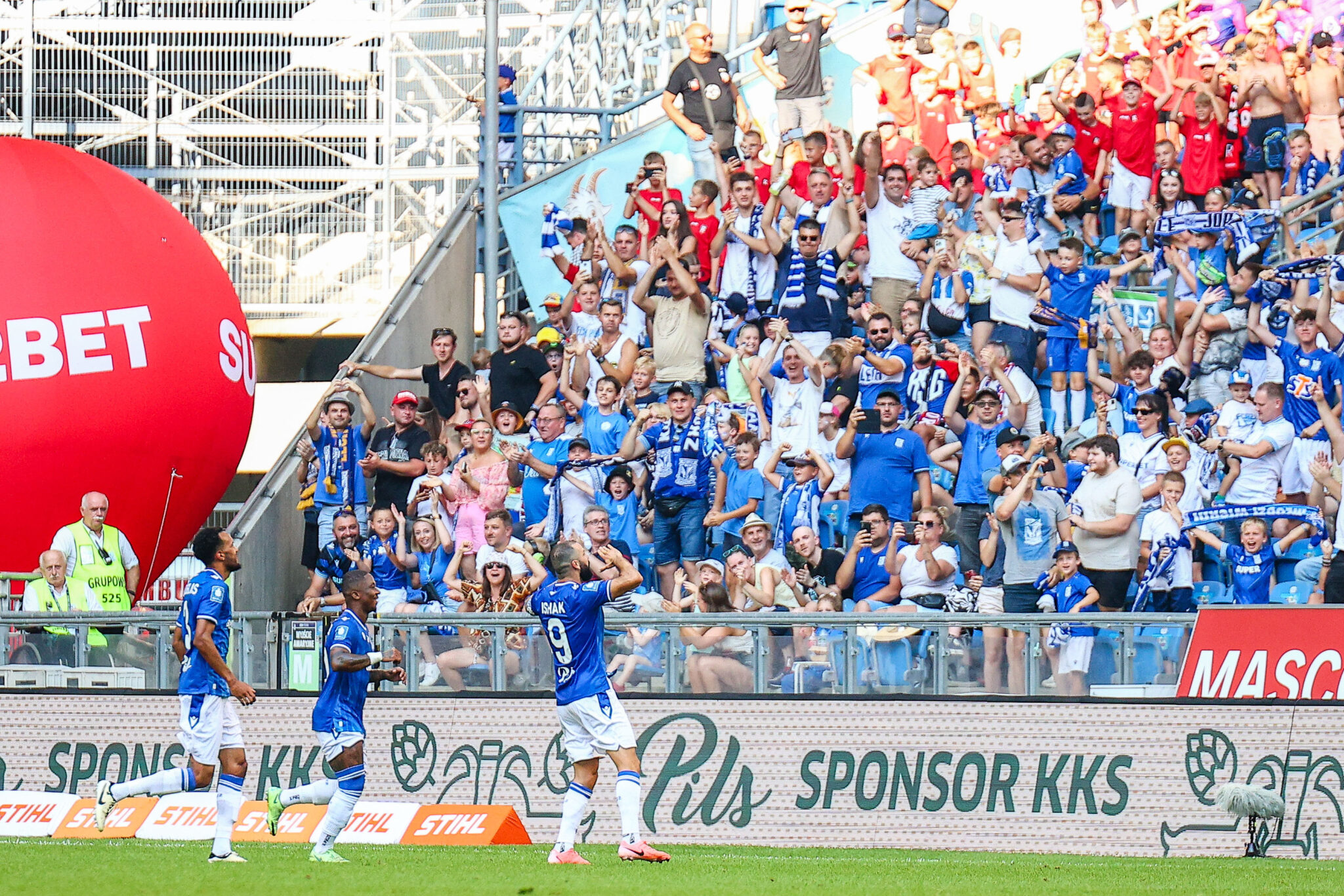 Poznan, 21.07.2024
MECZ 1. KOLEJKA PKO EKSTRAKLASA SEZON 2024/25 Lech Poznan - Gornik Zabrze --- POLISH FOOTBALL TOP LEAGUE MATCH: Lech Poznan - Gornik Zabrze
NZ MIKAEL ISHAK ADRIEL BA LOUA 
FOT. PATRYK PINDRAL/ 400mm.pl