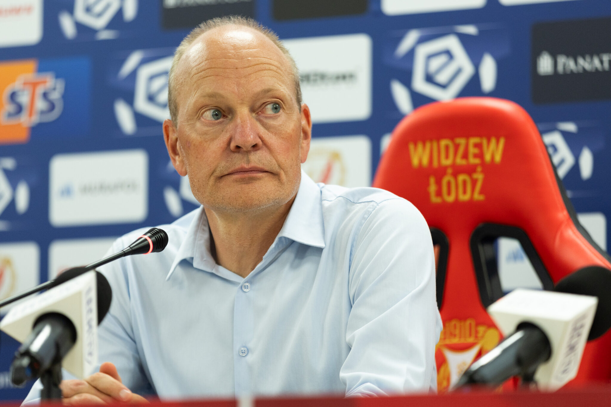 LODZ 27.07.2024
PKO EKSTRAKLASA SEZON 2024/25 --- POLISH FOOTBALL TOP LEAGUE: WIDZEW LODZ - LECH POZNAN
NZ NIELS FREDERIKSEN
FOT. MARCIN BRYJA / 400mm.pl