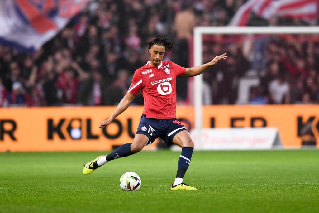 15 Leny YORO (losc) during the Ligue 1 Uber Eats match between Lille and Lyon on May 6, 2024 at Stade Pierre Mauroy in Lille, France.(Photo by Philippe Lecoeur/FEP/Icon Sport)
PILKA NOZNA LIGA FRANCUSKA SEZON 2023/2024
FOT. ICON SPORT/newspix.pl / 400mm.pl
POLAND ONLY!!!
---
newspix.pl / 400mm.pl