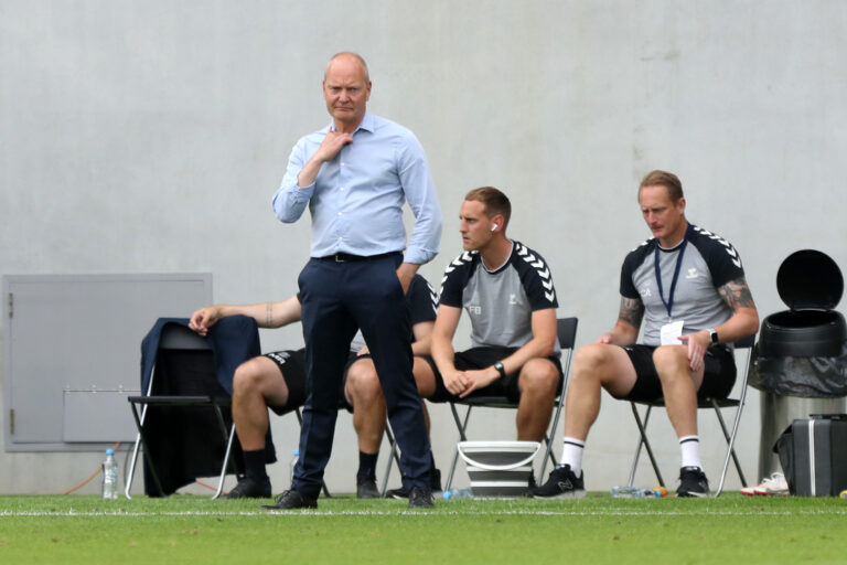 SZCZECIN, 21.07.2022
DRUGA RUNDA KWALIFIKACYJNA LIGI KONFERENCJI EUROPY UEFA POGON SZCZECIN - BRONDBY IF 
SECOND QUALIFYING ROUND UEFA EUROPA CONFERENCE LEAGUE POGON SZCZECIN - BRONDBY IF

NZ NIELS FREDERIKSEN

FOT. KRZYSZTOF CICHOMSKI / newspix.pl / 400mm.pl