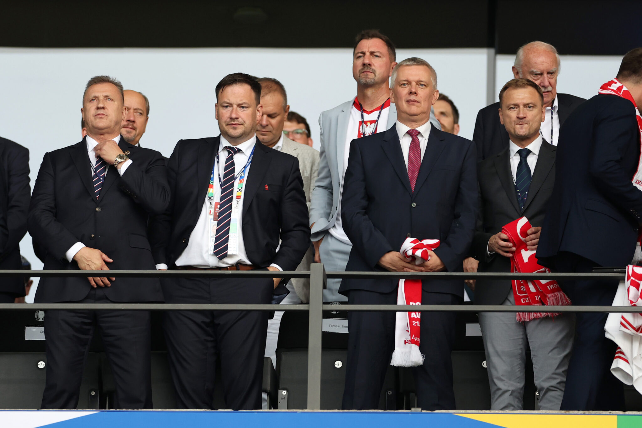 BERLIN 21.06.2024
MECZ II RUNDA GRUPA D MISTRZOSTW EUROPY 2024: POLSKA - AUSTRIA 1:3 --- FIRST ROUND GROUP D UEFA EURO 2024 MATCH: POLAND - AUSTRIA 1:3
CEZARY KULESZA  LUKASZ WACHOWSKI  JERZY DUDEK  TOMASZ SIEMONIAK  SLAWOMIR NITRAS
FOT. PIOTR KUCZA/400mm.pl