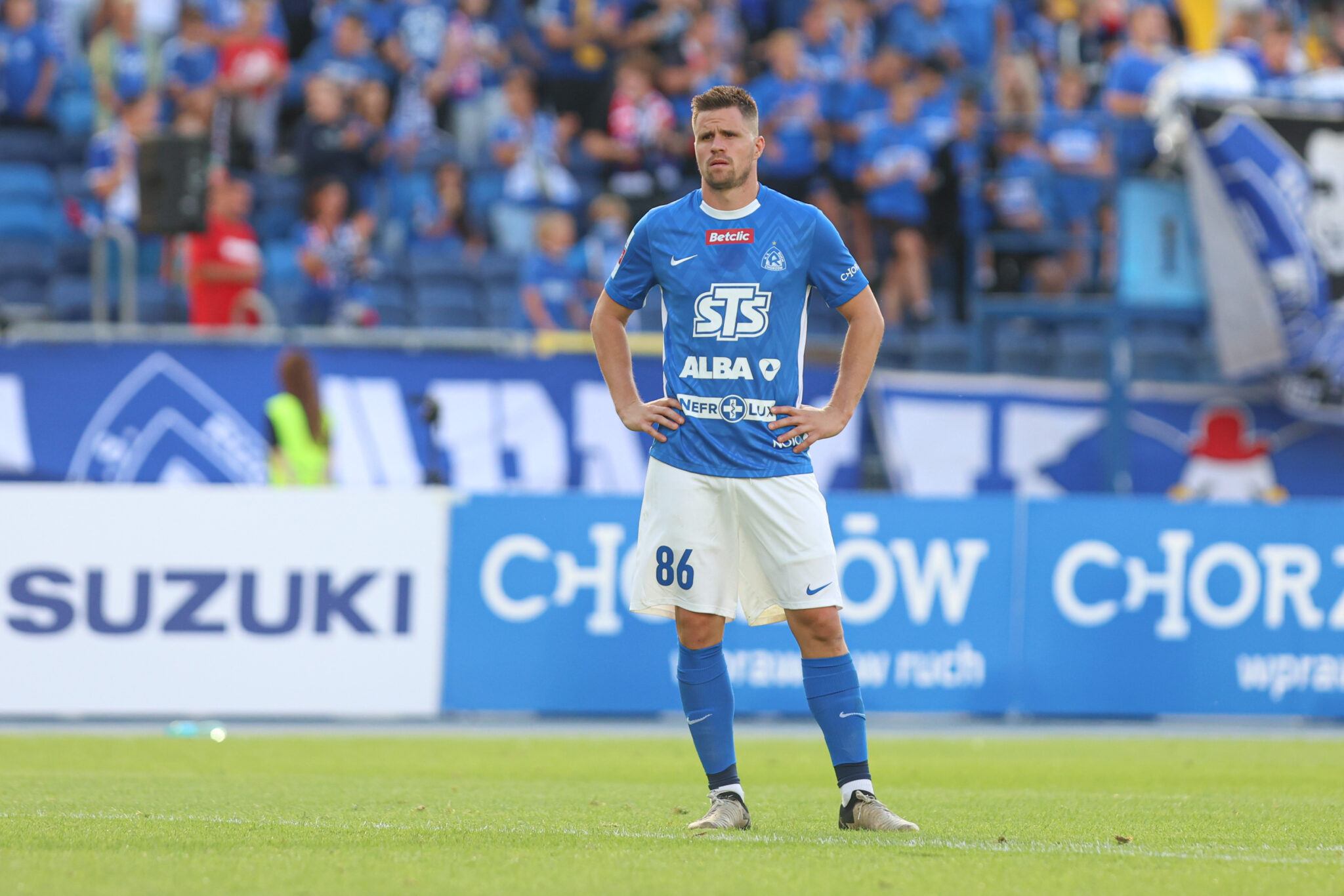 CHORZOW 28.07.2024
MECZ BETCLIC I LIGA SEZON 2024/25  POLISH FOOTBALL FIRST LEAGUE MATCH : RUCH CHORZOW - ZNICZ PRUSZKOW
SOMA NOVOTHNY
FOT. MICHAL CHWIEDUK / 400mm.pl