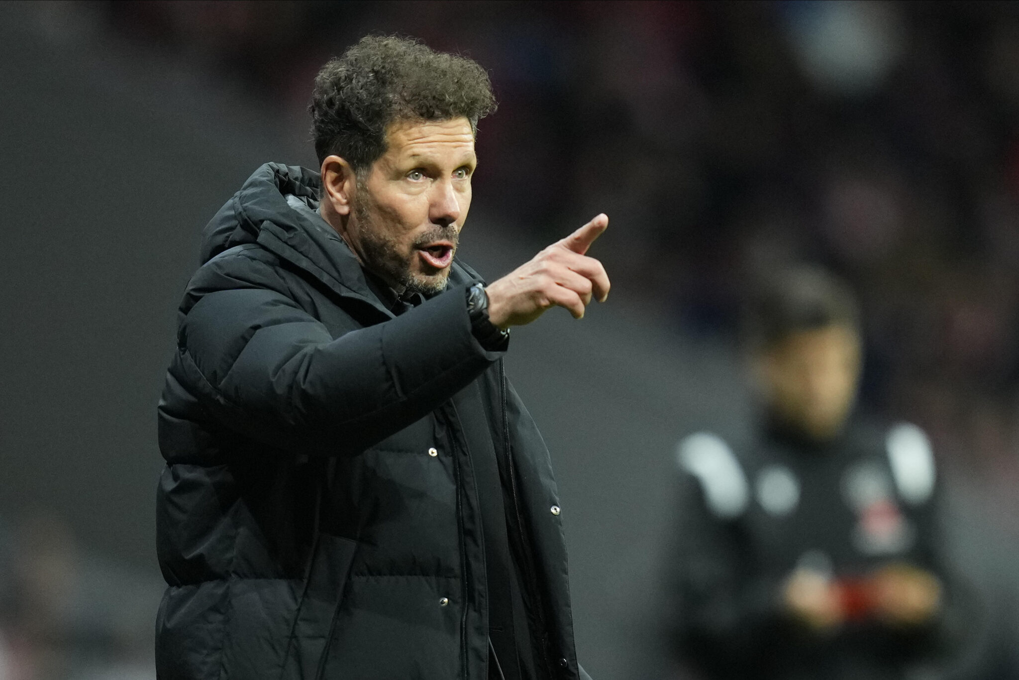 Diego Pablo Simeone Head Coach of Atletico de Madrid (L) during the La Liga match between Atletico de Madrid and Athletic Club played at Civitas Metropolitano Stadium on April 27 in Madrid, Spain. (Photo by Cesar Cebolla / PRESSINPHOTO)
LIGA HISZPANSKA PILKA NOZNA SEZON 2023/2024 
FOT.PRESSINPHOTO/newspix.pl / 400mm.pl
POLAND ONLY!
---
newspix.pl / 400mm.pl