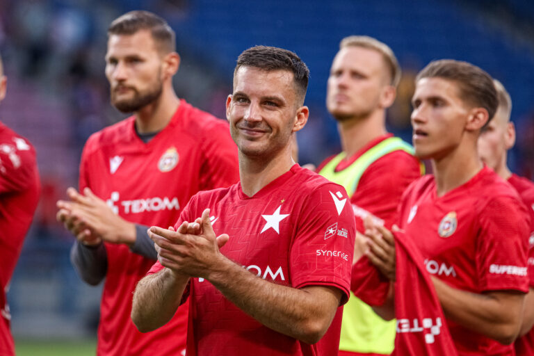 KRAKOW 25.07.2024
ELIMINACJE DO LIGI EUROPY SEZON 2024/2025 PLAY- OFF QUALIFICATIONS UEFA EUROPE LEAGUE MATCH: Wisla Krakow - SK Rapid Wieden
NZ ANGEL RODADO
FOT. JACEK STANISLAWEK / 400mm.pl