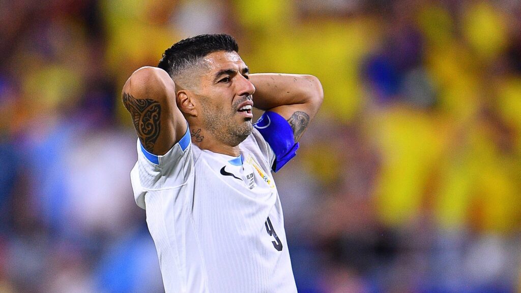 RECORD DATE NOT STATED Copa America USA 2024 Uruguay vs Colombia - Semifinal Luis Suarez of Uruguay during the CONMEBOL Copa America 2024 Semi-final match between Uruguay and Colombia, at Bank of America Stadium, on July 10, 2024 in Charlotte, North Carolina, United States. CHARLOTTE NORTH CAROLINA UNITED STATES Copyright: xAdrianxMaciasx 20240710205302_CA_SF_2024_URU_COL_SUAREZ190,Image: 888932005, License: Rights-managed, Restrictions: PUBLICATIONxNOTxINxMEXxCHNxRUS, Model Release: no, Credit line: Adrian Macias / imago sport / Forum