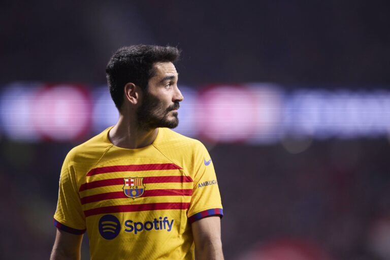 Madrid, Spanien, 17.03.2024: İlkay Gundogan (FC Barcelona) schaut waehrend des Spiels der La Liga EA Sports match round 29 zwischen Atletico de Madrid v FC Barcelona im Civitas Metropolitano Stadium am 17. March 2024 in Madrid, Spanien. (Foto von Manu Reino/DeFodi Images)

Madrid, Spain, 17.03.2024: İlkay Gundogan (FC Barcelona) looks on during the La Liga EA Sports match round 29 match between Atletico de Madrid v FC Barcelona at the Civitas Metropolitano Stadium on March 17, 2024 in Madrid, Spain. (Photo by Manu Reino/DeFodi Images)  
LIGA HISZPANSKA PILKA NOZNA SEZON 2023/2024
FOT. DEFODI IMAGES/newspix.pl / 400mm.pl

POLAND ONLY !!!
---
newspix.pl / 400mm.pl