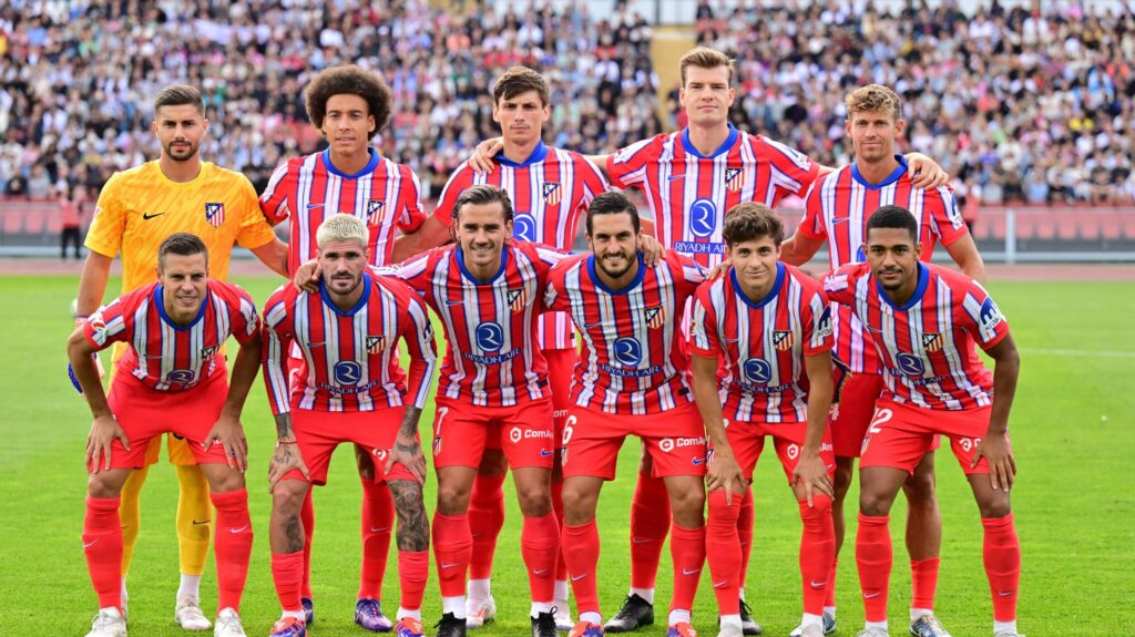 August 11, 2024, GÃ–Teborg, SWEDEN: Atletico Madrid starting line-up during Sunday&#039;s friendly football match between Atletico Madrid and Juventus at Ullevi in Gothenburg, Sweden on august 11, 2024  (Credit Image: © BjÃ¶Rn Larsson Rosvall/TT via ZUMA Press) 
MECZ TOWARZYSKI PILKA NOZNA SEZON 2024/2025
FOT. ZUMA/newspix.pl / 400mm.pl

POLAND ONLY !!!
---
newspix.pl / 400mm.pl