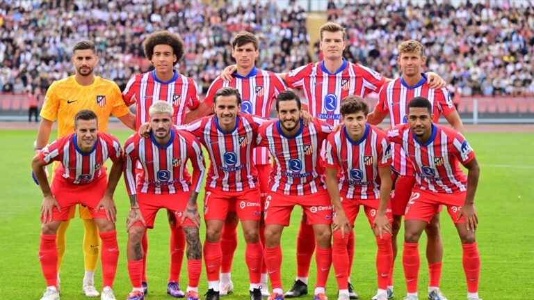 August 11, 2024, GÃ–Teborg, SWEDEN: Atletico Madrid starting line-up during Sunday&#039;s friendly football match between Atletico Madrid and Juventus at Ullevi in Gothenburg, Sweden on august 11, 2024  (Credit Image: © BjÃ¶Rn Larsson Rosvall/TT via ZUMA Press) 
MECZ TOWARZYSKI PILKA NOZNA SEZON 2024/2025
FOT. ZUMA/newspix.pl / 400mm.pl

POLAND ONLY !!!
---
newspix.pl / 400mm.pl