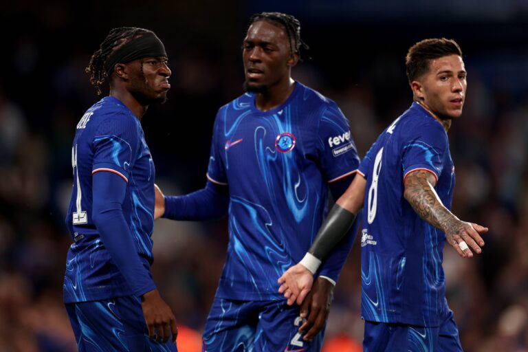 August 22, 2024, Chelsea, London, England: 22nd August 2024; Stamford Bridge, Chelsea, London, England; Europa Conference League Play Off Football, 1st Leg, Chelsea versus Servette; Noni Madueke of Chelsea celebrates after he scores for 2-0 in the 76th minute (Credit Image: © Shaun Brooks/Action Plus Sports via ZUMA Press Wire) 
LIGA KONFERENCJI EUROPY UEFA PILKA NOZNA SEZON 2024/2025 KWALIFIKACJE
FOT. ZUMA/newspix.pl / 400mm.pl

POLAND ONLY !!!
---
newspix.pl / 400mm.pl