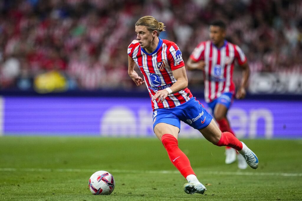 August 25, 2024, Madrid, Madrid, SPAIN: Conor Gallagher of Atletico de Madrid in action during the Spanish league, La Liga EA Sports, football match played between Atletico de Madrid and Girona FC at Civitas Metropolitano stadium on August 25, 2024, in Madrid, Spain. (Credit Image: © Oscar J. Barroso/AFP7 via ZUMA Press Wire) 
LIGA HISZPANSKA PILKA NOZNA SEZON 2024/2025
FOT. ZUMA/newspix.pl / 400mm.pl

POLAND ONLY !!!
---
newspix.pl / 400mm.pl