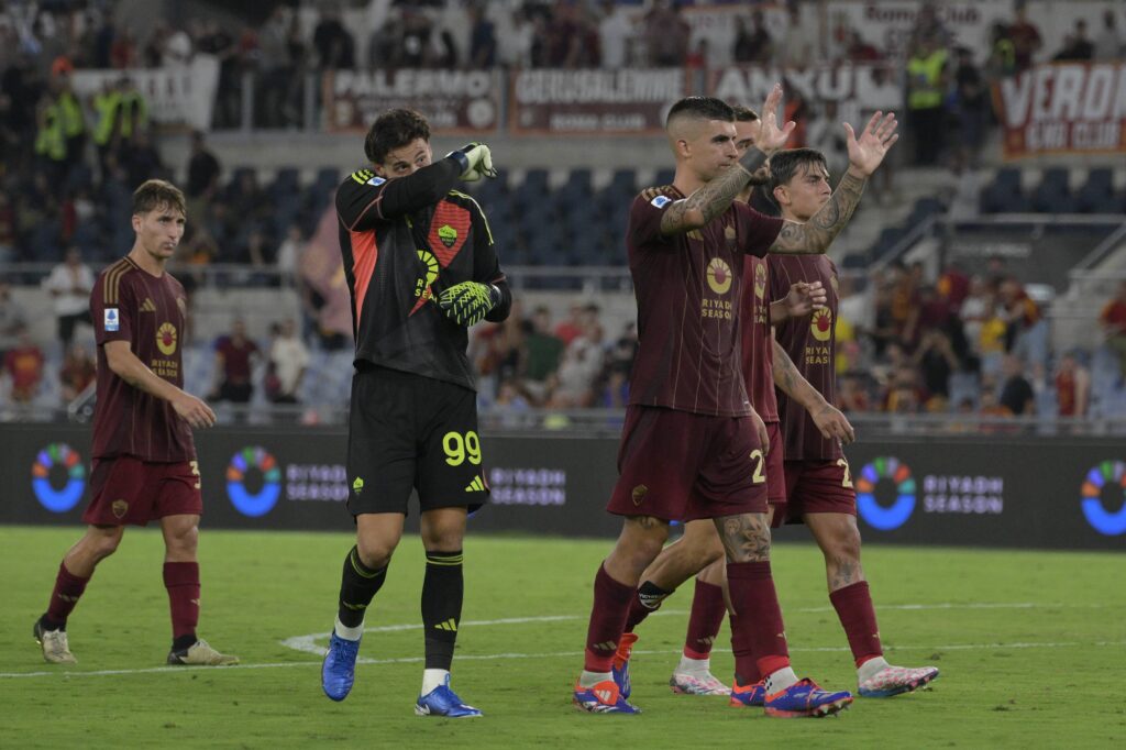 August 25, 2024, Roma, Italia: during the Serie A Enilive soccer match between AS Roma and Empoli FC at the Rome&#039;s Olympic stadium, Italy - Sunday, August 25, 2024. Sport - Soccer. (Photo by Fabrizio Corradetti / LaPresse) (Credit Image: © Fabrizio Corradetti/LaPresse via ZUMA Press) 
LIGA WLOSKA PILKA NOZNA SEZON 2024/2025
FOT. ZUMA/newspix.pl / 400mm.pl

POLAND ONLY !!!
---
newspix.pl / 400mm.pl