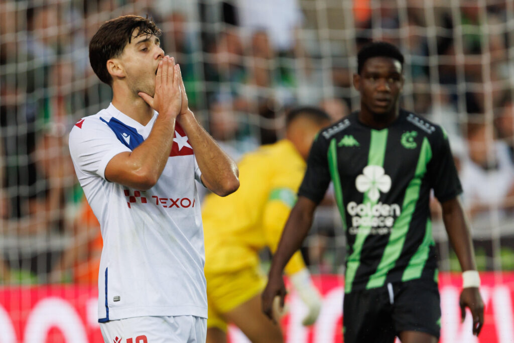 August 29, 2024, Brugge, Belgium: Wisla&#039;s Frederico Duarte looks dejected during a soccer game between Belgian Cercle Brugge KSV and Polish Wisla Krakow, Thursday 29 August 2024 in Brugge, the return leg of the play-offs for the UEFA Conference League competition. Cercle won the first leg 1-6. (Credit Image: © Kurt Desplenter/Belga via ZUMA Press)
LIGA KONFERENCJI EUROPY PILKA NOZNA SEZON 2024/2025

FOT. ZUMA/newspix.pl / 400mm.pl
POLAND ONLY!
---
newspix.pl / 400mm.pl