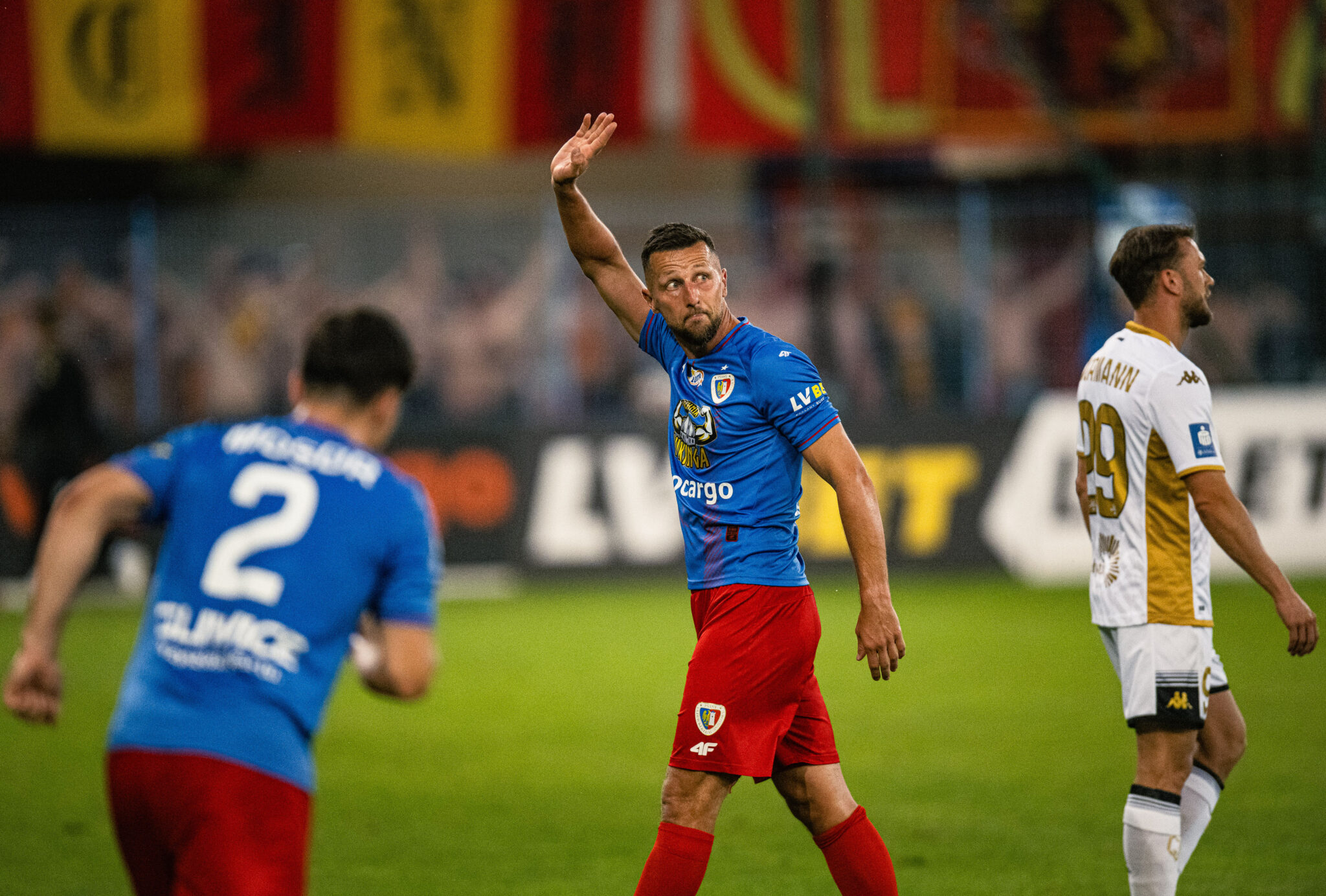 18.05.2024 Gliwice.
Piłka nożna. PKO Ekstraklasa.  Piast Gliwice Jagiellonia Białystok .
n/z. Kamil Wilczek .
Fot. Irek Dorozanski