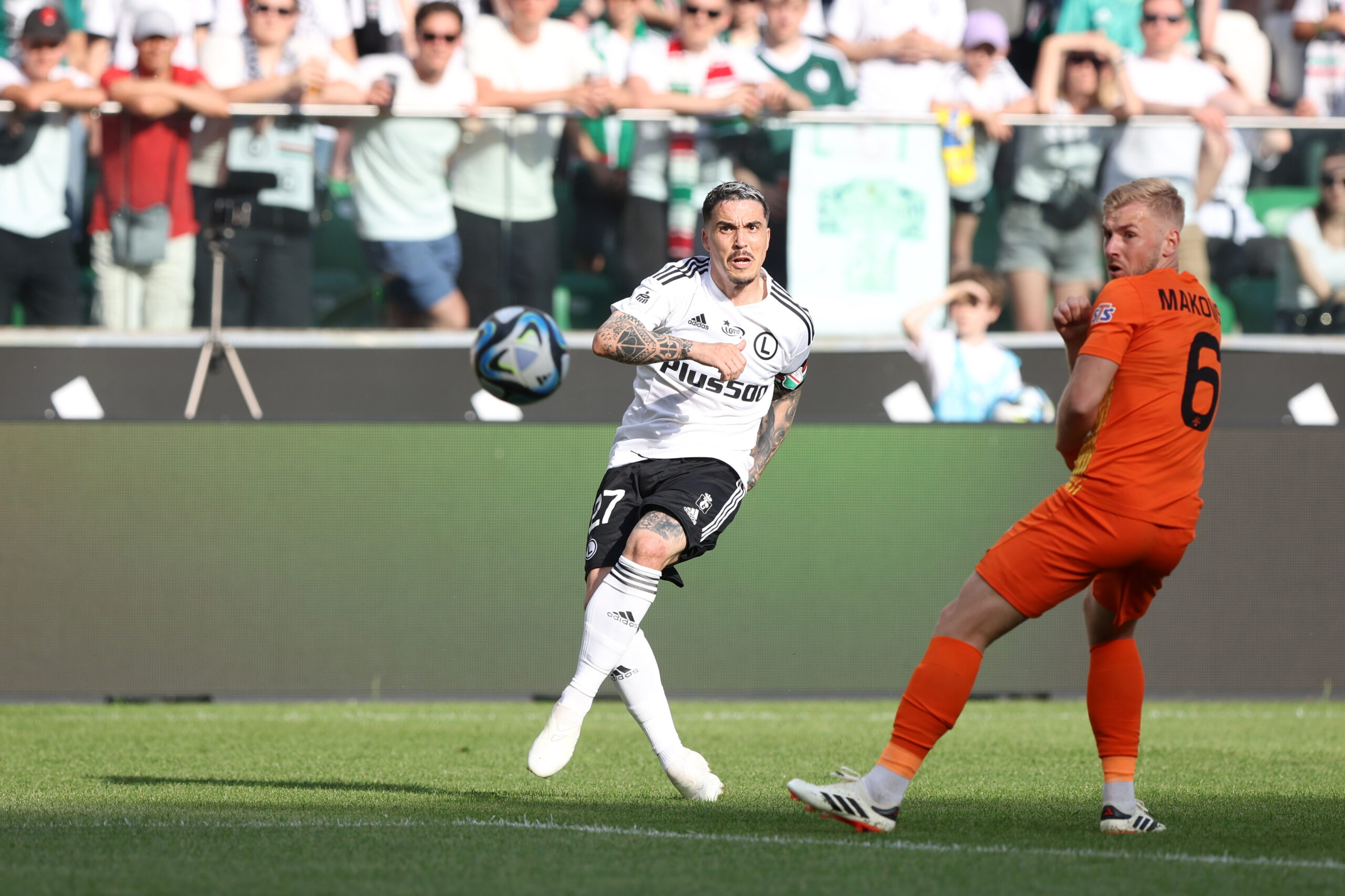 WARSZAWA 25.05.2024
MECZ 34. KOLEJKA PKO EKSTRAKLASA SEZON 2023/24 --- POLISH FOOTBALL TOP LEAGUE MATCH IN WARSAW: LEGIA WARSZAWA - ZAGLEBIE LUBIN 2:1
JOSUE  TOMASZ MAKOWSKI
FOT. PIOTR KUCZA/400mm.pl