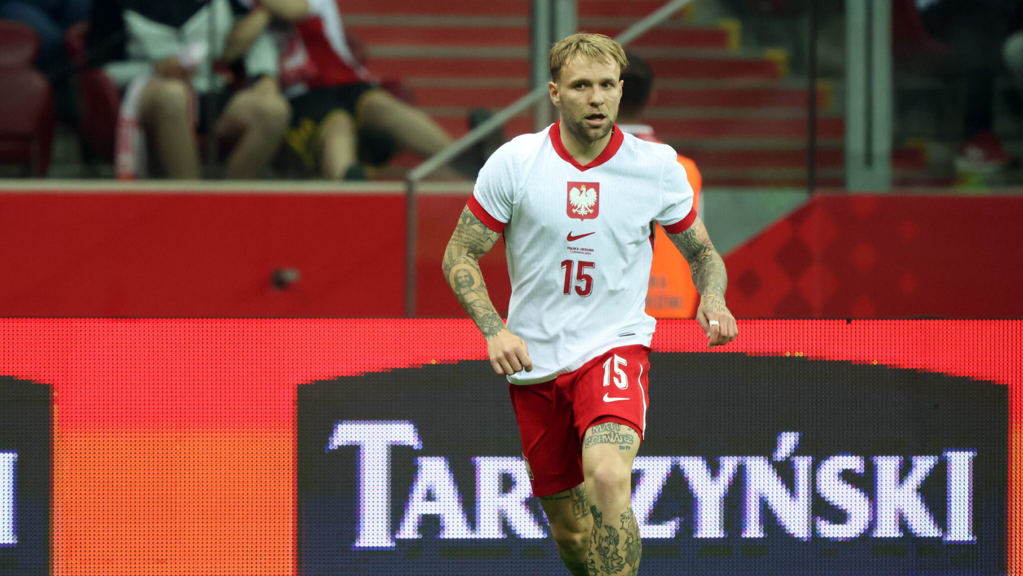 WARSZAWA 07.06.2024
MIEDZYNARODOWY MECZ TOWARZYSKI: POLSKA - UKRAINA 3:1 --- INTERNATIONAL FRIENDLY FOOTBALL MATCH IN WARSAW: POLAND - UKRAINE 3:1
TYMOTEUSZ PUCHACZ
FOT. PIOTR KUCZA/400mm.pl