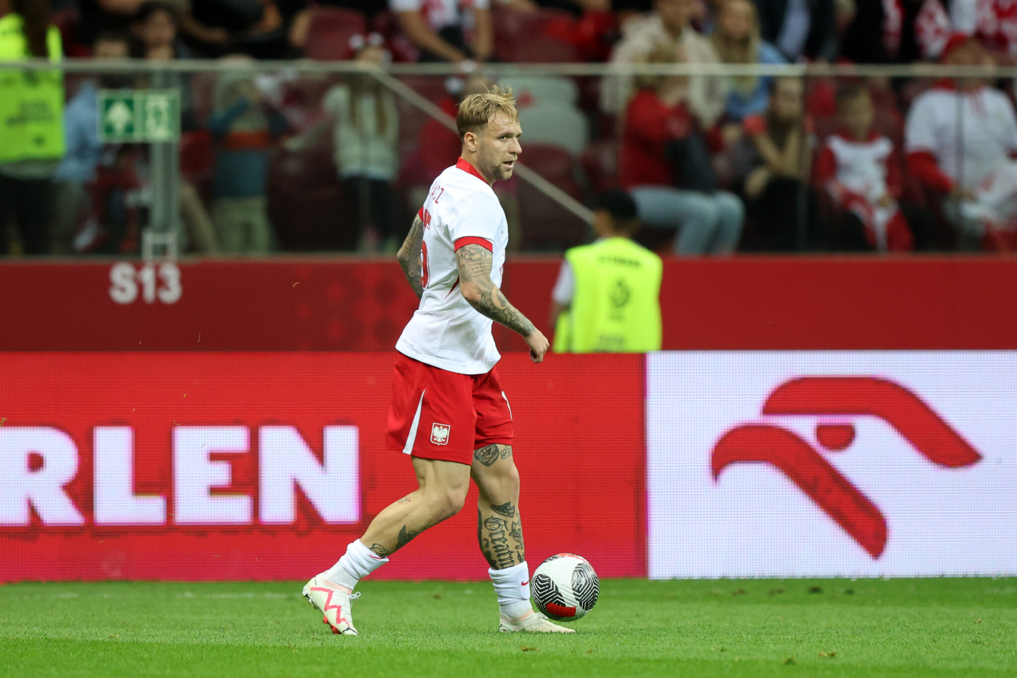 WARSZAWA 07.06.2024
MIEDZYNARODOWY MECZ TOWARZYSKI: POLSKA - UKRAINA 3:1 --- INTERNATIONAL FRIENDLY FOOTBALL MATCH IN WARSAW: POLAND - UKRAINE 3:1
TYMOTEUSZ PUCHACZ
FOT. PIOTR KUCZA/400mm.pl