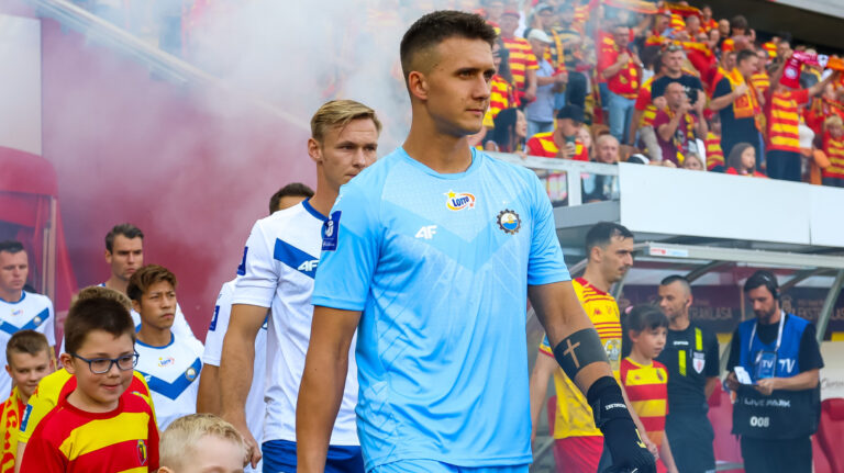 BIALYSTOK 03.08.2024
MECZ 3. KOLEJKA PKO EKSTRAKLASA SEZON 2024/25 --- POLISH FOOTBALL TOP LEAGUE MATCH: JAGIELLONIA BIALYSTOK - STAL MIELEC
MATEUSZ KOCHALSKI
FOT. MARCIN SELERSKI/400mm.pl