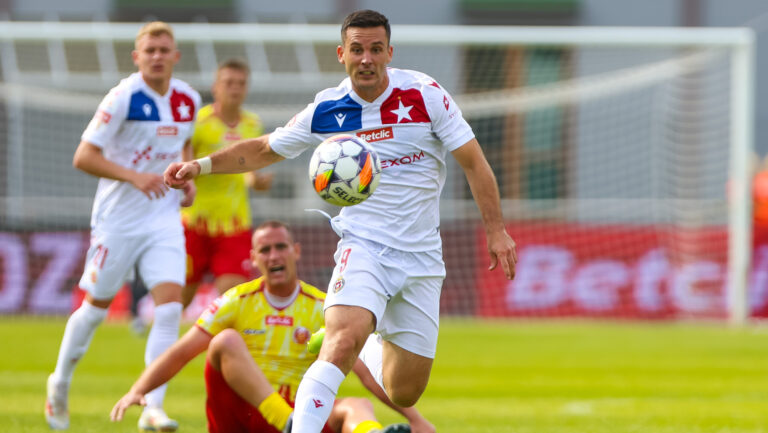 PRUSZKOW 04.08.2024
MECZ 3. KOLEJKA BETCLIC I LIGA SEZON 2024/25 --- POLISH FIRST LEAGUE FOOTBALL MATCH: ZNICZ PRUSZKOW - WISLA KRAKOW
ANGEL RODADO JARENO
FOT. MARCIN SELERSKI/400mm.pl