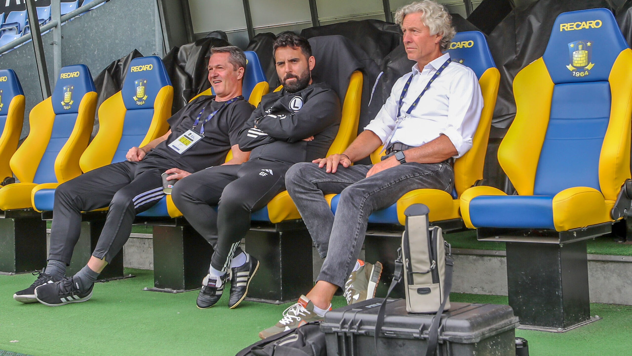 BRONDBYVESTER 07.08.2024
TRENING LEGII WARSZAWA PRZED MECZEM III RUNDA ELIMINACYJNA LIGA KONFERENCJI --- LEGIA WARSAW TRAINING SESSION BEFORE UEFA CONFERENCE LEAGUE THIRD QUALIFYING ROUND MATCH
JACEK ZIELINSKI  GONCALO FEIO  DARIUSZ MIODUSKI
FOT. MARCIN SZYMCZYK/400mm.pl