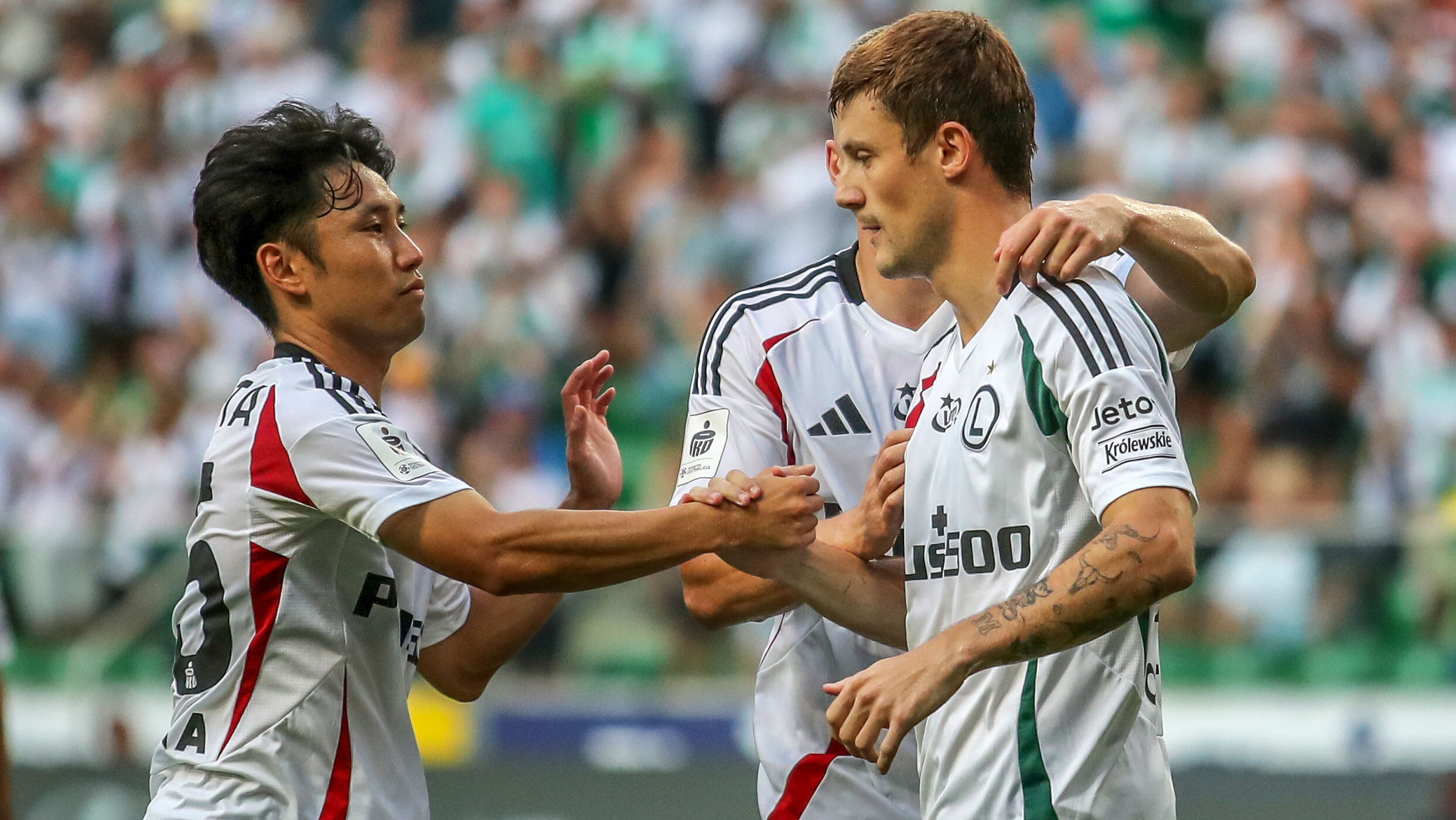 WARSZAWA  18.08.2024
PKO EKSTRAKLASA  5. KOLEJKA LEGIA WARSZAWA WARSAW - RADOMIAK RADOM
RYOYA MORISHITA  MARC GUAL  RADOSC
FOT. MARCIN SZYMCZYK/400mm.pl