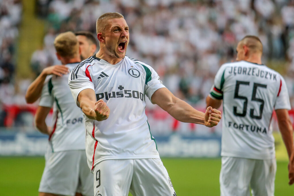 WARSZAWA 22.08.2024
PIERWSZY MECZ IV RUNDA ELIMINACYJNA LIGA KONFERENCJI SEZON 2024/25 --- UEFA CONFERENCE LEAGUE FOURTH QUALIFYING ROUND FIRST MATCH IN WARSAW: LEGIA WARSZAWA - DRITA GNJILANE
BLAZ KRAMER  RADOSC
FOT. MARCIN SZYMCZYK/400mm.pl