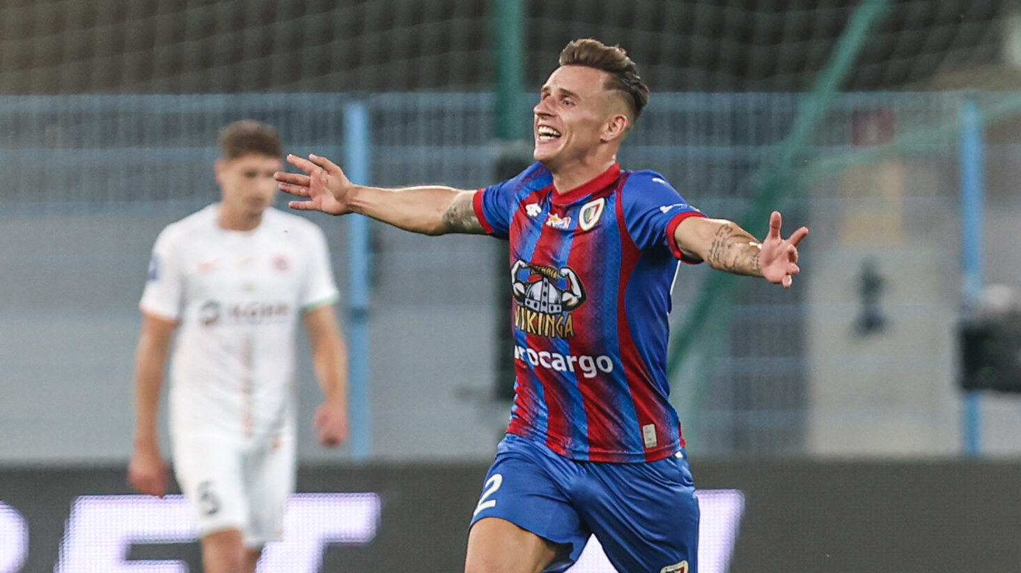 GLIWICE 24.08.2024
MECZ PKO EKSTRAKLASA SEZON 2024/25  POLISH FOOTBALL TOP LEAGUE MATCH : PIAST GLIWICE - ZAGLEBIE LUBIN
DAMIAN KADZIOR RADOSC
FOT. MICHAL CHWIEDUK / 400mm.pl