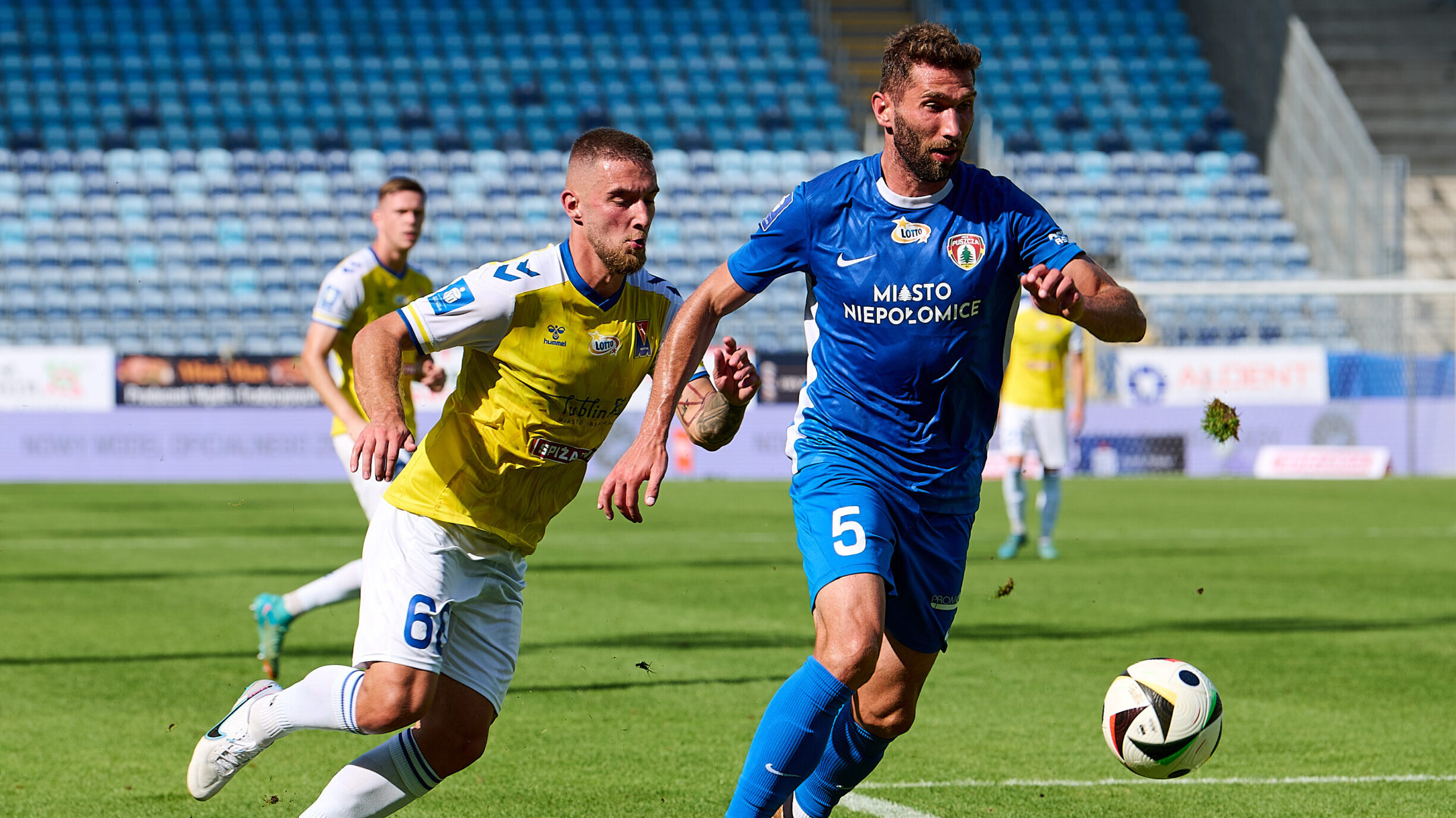 LUBLIN 24.08.2024
PKO EKSTRAKLASA SEZON 2024/25 MOTOR LUBLIN - PUSZCZA NIEPOLOMICE --- POLISH FOOTBALL TOP LEAGUE MATCH MOTOR LUBLIN - PUSZCZA NIEPOLOMICE
N/Z Bartosz Wolski, Konrad Stepien
FOT. PIOTR JARUGA / 400mm.pl