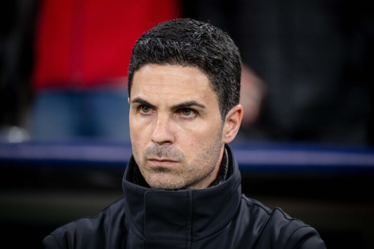 Trainer Mikel Arteta (Arsenal FC) Schaut waehrend des Viertelfinale Hinspiels der UEFA Champions League 2023/24 zwischen FC Bayern Muenchen und Arsenal im Allianz Arena am 17. April 2024 in Muenchen, Deutscland. (Foto von Harry Langer/DeFodi Images)

Trainer Mikel Arteta (Arsenal FC) Looks on during the UEFA Champions League 2023/24 - Quarter-final Second Leg match between FC Bayern Munich vs Arsenal FC at Allianz Arena on April 17, 2024 in Munich, Germany. (Photo by Harry Langer/DeFodi Images) 
LIGA MISTRZOW PILKA NOZNA SEZON 2023/2024
FOT.DEFODI IMAGES/newspix.pl / 400mm.pl
POLAND ONLY!

---
newspix.pl / 400mm.pl